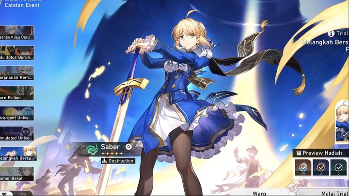 Pamer Bakat: Saber Destruction | Honkai Star Rail