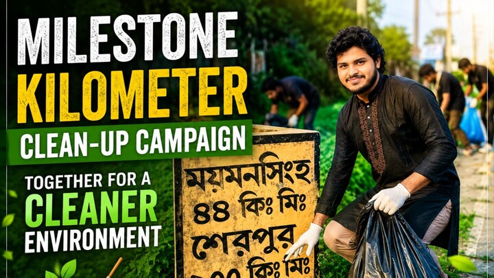 Milestone Kilometer Clean-Up Campaign | Together for a Cleaner Environment 🌿🧹