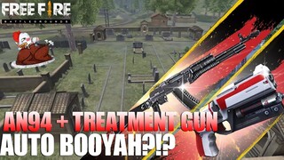 SENJATA BARU AN94 & TREATMENT GUN - ONE SHOT ONE KILL AUTO BOOYAH ?!? FREE FIRE INDONESIA