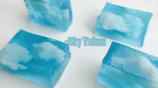 [Ẩm thực][DIY]Làm món tráng miệng như bầu trời trong xanh