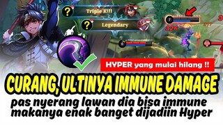 Makanya enak dijadiin hyper ketika maju nyerang dia IMMUNE DAMAGE - Mobile Legends