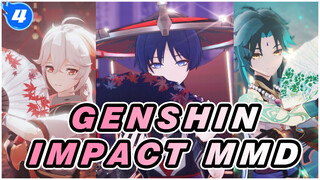 "Malam Begitu Singkat, Bagaimana Kalau Dihabiskan Bersamaku" | Genshin Impact MMD_4