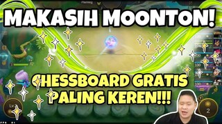 BAIK BANGET NI MOONTON DIKASI CHESSBOARD GRATIS CUY KITA!