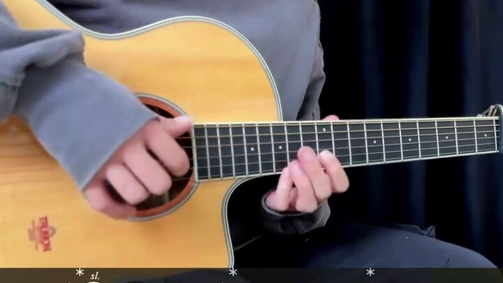 The most free version of "Call of Silence" fingerstyle guitar丨Attack on Titan Clear Sky Remix