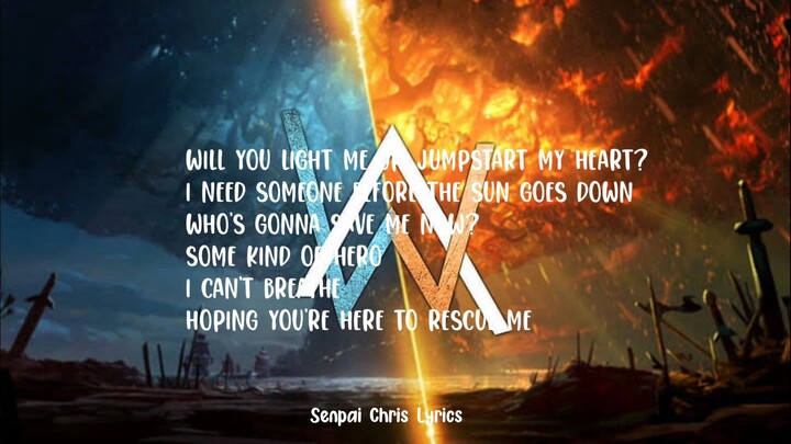 Alan Walker - Hero (Lyrics)Sasha Alex Sloan