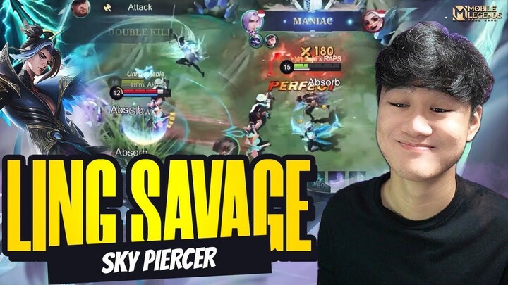 LING SKYPIERCER MASIH ENAK MALAH DAPET SAVAGE ! - Mobile Legends