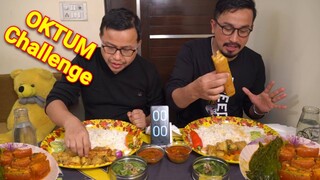 Pork Curry EATING CHALLENGE || New Year Special || Oksha Thongba Chaba Hanba Tanaba || Pork Mukbang