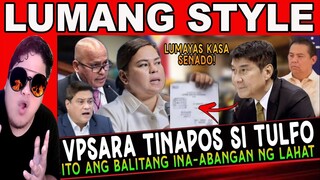 KAKAPASOK LANG GRABE TO! NAALARMA angLAHAT saMATINDING PASABOG niZUBIRI VPSARA SEN TULFO atTAMBA