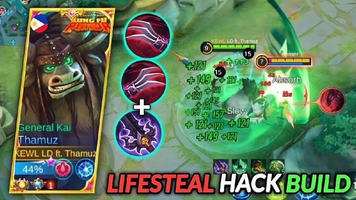 THAMUZ LIFESTEAL BUILD WITH UNBELIEVABLE DAMAGE!! 😱 | TOP GLOBAL THAMUZ NEW BEST BUILD