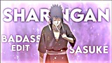 「Sasuke Uchiha - Sharingan Trap Remix💙✨」 | Badass [EDIT/AMV] | Free Preset💫 | Ty For 119K💫