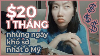 NHỮNG NGÀY KHỔ SỞ NHẤT | sống sao ở Mỹ chỉ với $20 | rambling