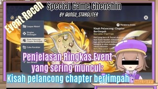 Penjelasan Ringkas Event Genshin yang sering muncul: kisah pelancong chapter berlimpah