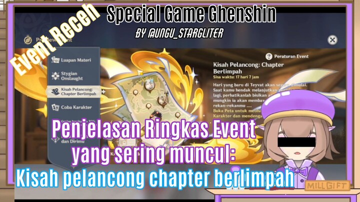 Penjelasan Ringkas Event Genshin yang sering muncul: kisah pelancong chapter berlimpah