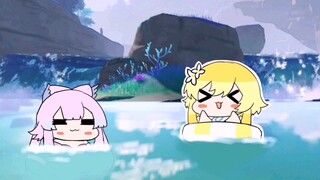 (∂ω∂) Berenang dengan lautan hati