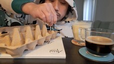 ASMR COFFEE, YOGHURT & PAINTING HIDDEN FOREST