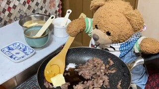 【小熊kuma】早餐来吃熊熊做的超多肉肉三明治吧！