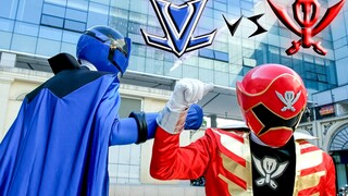 【超级战队同人】豪快红VS鲁邦蓝！