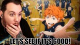 IS IT GOOD?! | Haikyuu Episode 1 & 2 LIVE REACTION  | Anime EP Reaction
