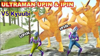 Ultraman upin Ipin VS kyuubi rubah ekor sembilan - GTA Lucu