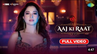 Aaj Ki Raat -Full Song |Stree 2|Tamannaah Bhatia | Rajkummar Rao Sachin-Jigar Madhubanti Divya Amita