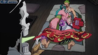 Brook bắt gặp Zoro ngủ với Hiyori =)) con ghẻ Sanji chắc hận thánh Oda lắm