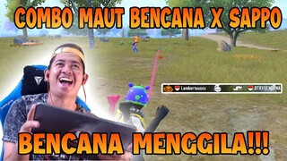 COMBO MAUT BENCANA X SAPPO BENCANA MENGGILA PAKK!!!! | PUBG Mobile