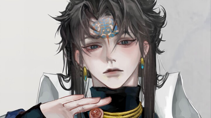 【วาดภาพด้วย Procreate】กระบี่เดียวเคยสยบทัพนับล้าน