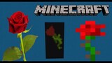 How to make a Rose Banner in Minecraft! (Flower)