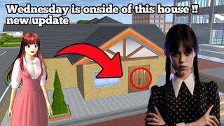New update wednesday house  in SAKURA SCHOOL SIMULATOR