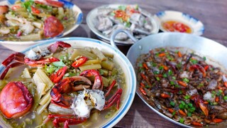 Canh Chua Dưa Môn, Cá Hủn Hỉn Kho Tiêu, Đổ Dớn Đầu Mùa Nước Nổi | MTQH