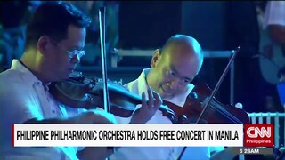 Philippine Philharmonic Orchestra holds free concert in Manila