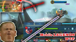 Mobile legends WTF | Funny moments FRANCO LONGEST HOOK 300IQ