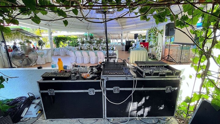 Lights and Sounds setup at Palanas by the sea Boljoon by SDSS vlog