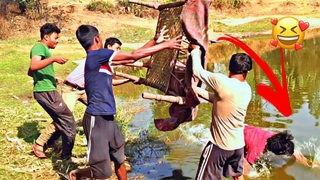 TRY TO NOT LAUGH CHALLENGE ต้องดูวิดีโอตลกใหม่ 2021_by fun sins।village boy comedy video।ep63