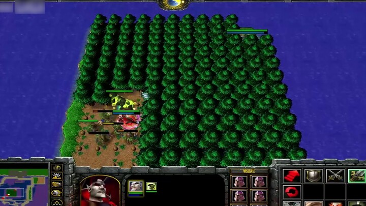 "Warcraft 3", siapa yang bisa mengalahkan Lao Lu melintasi hutan?