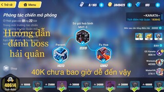 Honkai impact. Hướng dẫn đánh boss hải quân Pavani, Fuhua, Luật giả