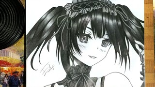 Drawing Kurumi Tokisaki from Date A Live