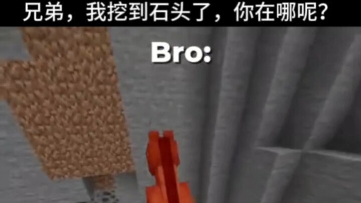 Minecraft: When Bro starts a new world, it’s like: