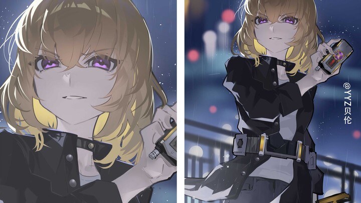 【موجيكا وكامين ريدير/رسم أصلي】 تشوهَا الحارسة الصغيرة؟!