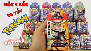 Bóc một lúc 18 túi thẻ pokemon cổng trường làm @Huyện Lê gặp từ bất ngờ này qua bất ngờ khác