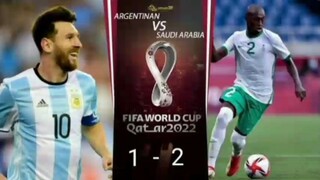 FIFA World Cup Qatar 2022: Argentina 1-2 SaudiArabia (Highlights)