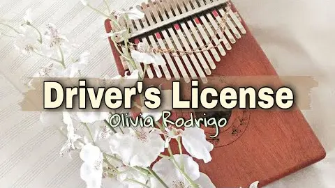 Nothin On Yo (B o B Ft Bruno Mars) Kalimba Chords/Tabs Driver's License - Olivia Rodrigo | Kalimba Cover by Lian Insigne - Bilibili
