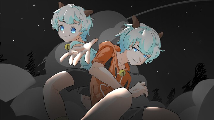 [Pleasant Goat and Big Big Wolf/Handwriting] Dreams under the Starlight (Happy 16th Anniversary to X