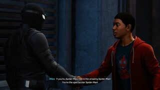 Miles Morales Meets Spider-Man (Stealth Suit Walkthrough) - Marvel's Spider-Man