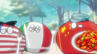 [Polandball] Red food, when countries eat spicy