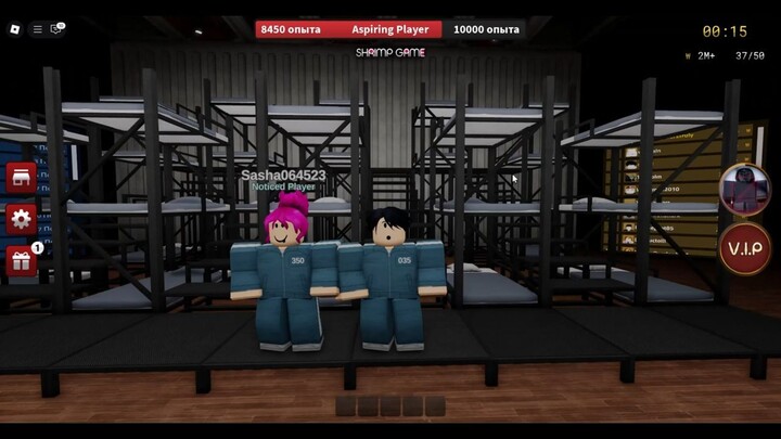 Мы с подругой попали в «Игра в кальмара» в Roblox.