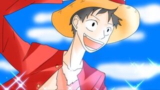 Luffy one Piece Speed paint/ Drawing anime simple