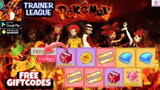 Trainer League All Giftcode Gameplay - Pokemon RPG Game Android