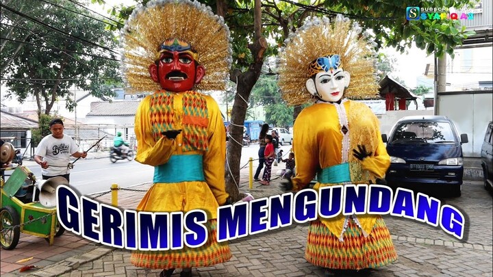 Ondel Ondel Lagu GERIMIS MENGUNDANG, Mantap Betul !!