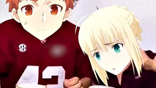 [He always worries about her eating]